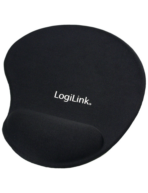 Mousepad with Gel Wrist Rest Support, | Logilink | ID0027 | Black
