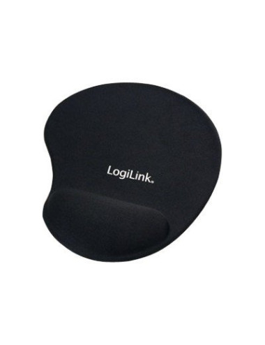 Mousepad with Gel Wrist Rest Support, | Logilink | ID0027 | Black