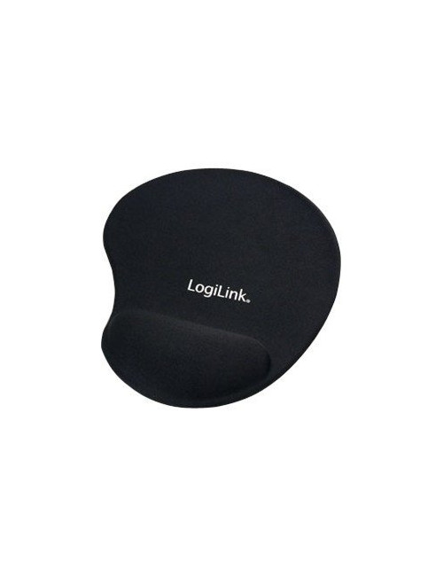 Mousepad with Gel Wrist Rest Support, | Logilink | ID0027 | Black