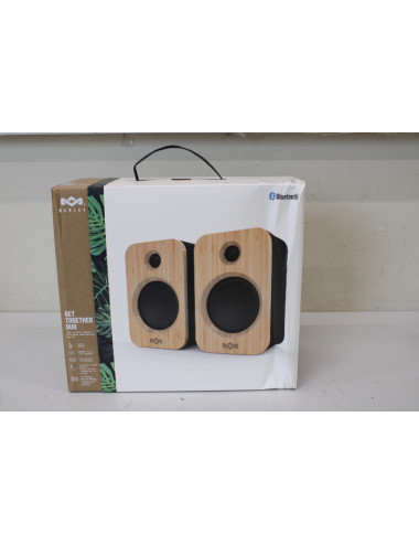 SALE OUT. Marley Get Together Duo Speaker, Bluetooth, Black | Marley | Get Together Duo Speaker | EM-JA019-SB | DAMAGED PACKAGIN