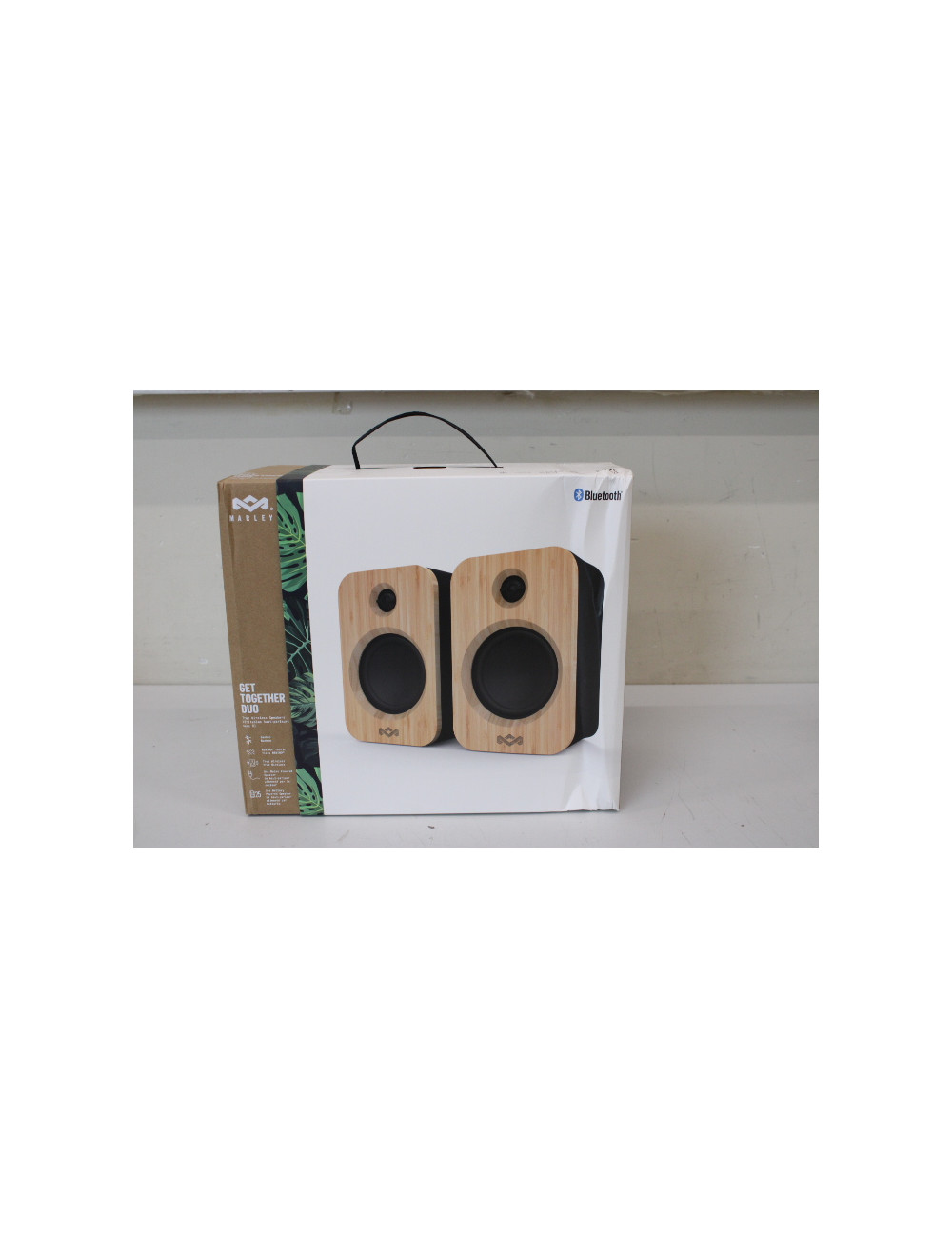 SALE OUT. Marley Get Together Duo Speaker, Bluetooth, Black | Marley | Get Together Duo Speaker | EM-JA019-SB | DAMAGED PACKAGIN