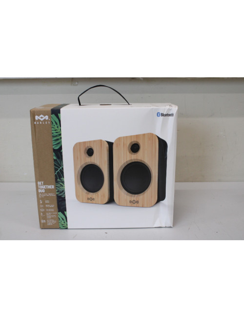 SALE OUT. Marley Get Together Duo Speaker, Bluetooth, Black | Marley | Get Together Duo Speaker | EM-JA019-SB | DAMAGED PACKAGIN