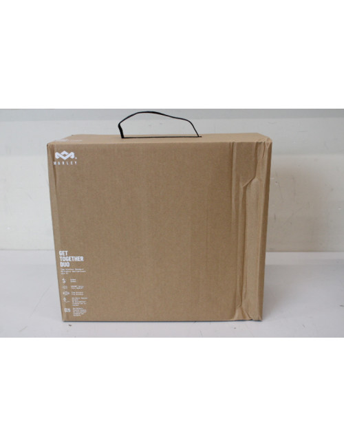 SALE OUT. Marley Get Together Duo Speaker, Bluetooth, Black | Marley | Get Together Duo Speaker | EM-JA019-SB | DAMAGED PACKAGIN