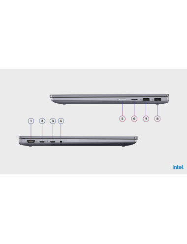 Lenovo IdeaPad 5 2-in-1 14IRH9 | Luna Grey | 14 " | OLED | Touchscreen | WUXGA | 1920 x 1200 pixels | Glossy | Intel Core i5 | i