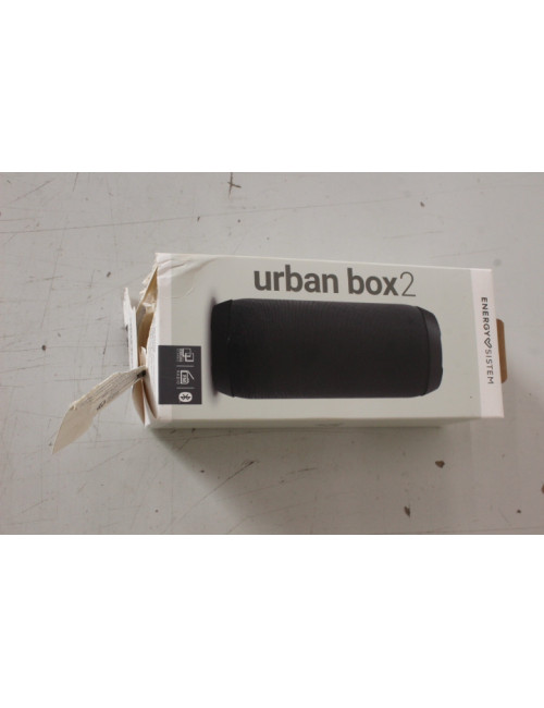 SALE OUT. Energy Sistem Urban Box 2 Bluetooth speaker, Onyx | Energy Sistem Speaker | Urban Box 2 | DAMAGED PACKAGING | 10 W | B