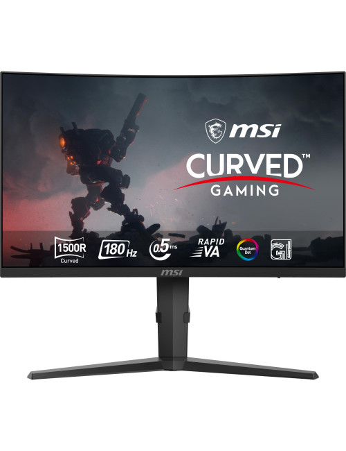 LCD Monitor|MSI|MAG 275CQRF QD E2|27"|Gaming/Curved|Swivel|Height adjustable|Tilt|Matte|Panel VA|2560x1440|16:9|180Hz|1 ms|Colou