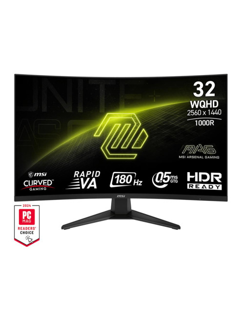 LCD Monitor|MSI|MAG 325CQF|31.5"|Gaming/Curved|Panel VA|2560x1440|16:9|180Hz|0.5 ms|MAG325CQF