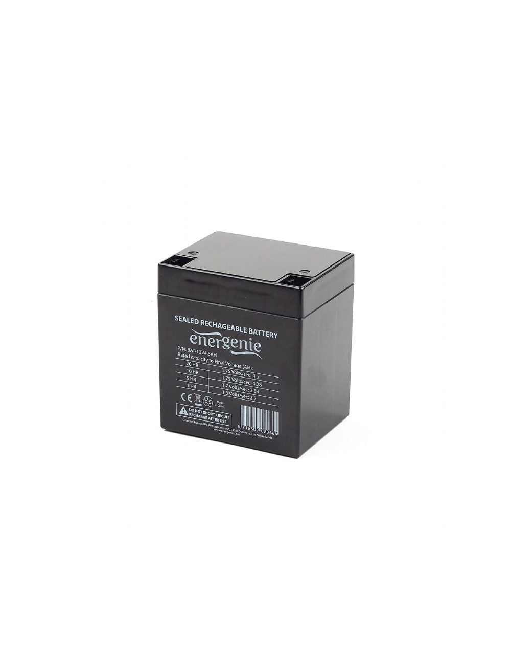 EnerGenie Rechargeable battery 12 V 4.5 AH for UPS | EnerGenie