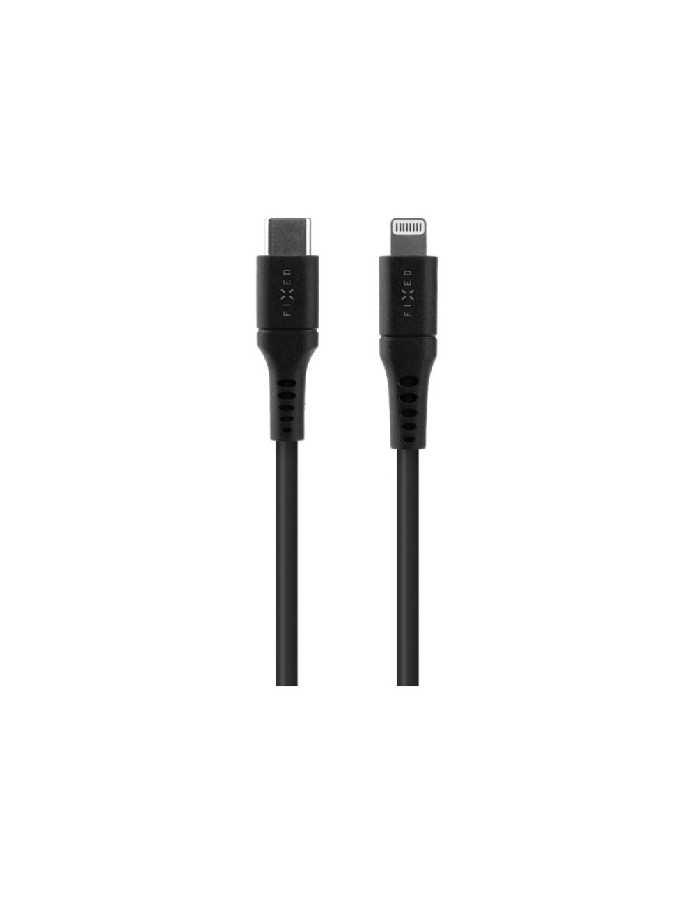 Fixed | Liquid Silicone Cable USB-C/Lightning, 2m | FIXDLS-CL2-BK