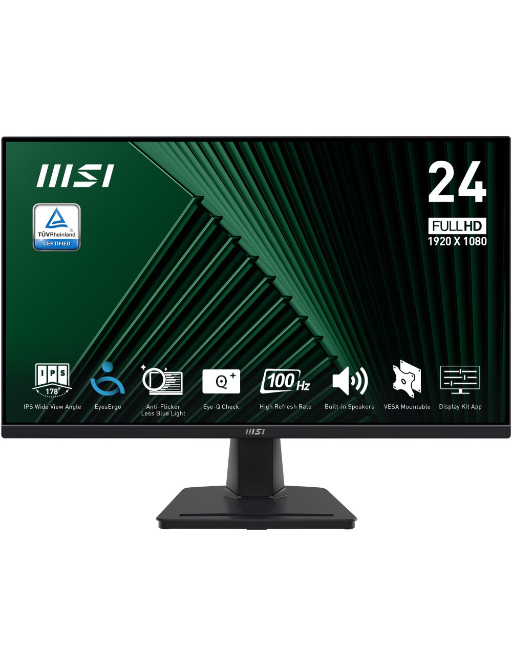 LCD Monitor|MSI|PRO MP245G|23.8"|Business|Panel IPS|1920x1080|16:9|100 Hz|1 ms|Speakers|PROMP245G