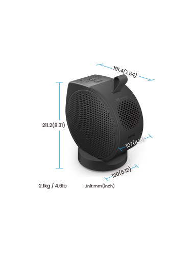 BenQ GV50P Projector, Full HD (1920 x 1080), 500 ANSI lumens, 16:9, Black | Benq