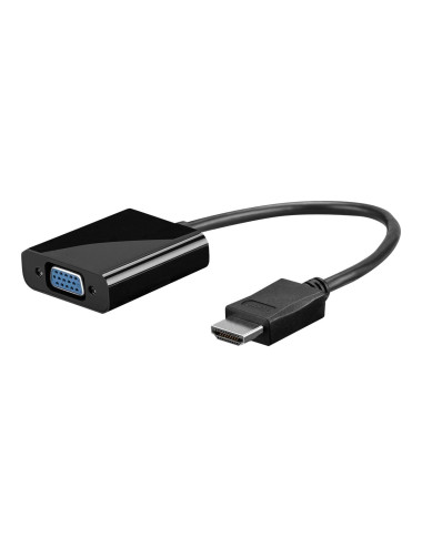 Goobay | HDMI/VGA adapter, nickel plated | 68793 | Black | HDMI male (type A) | VGA female (15-pin)