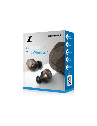 Sennheiser | Earphones | Momentum True Wireless 4 | Bluetooth | In-Ear | Noise canceling | Wireless | Black/Copper