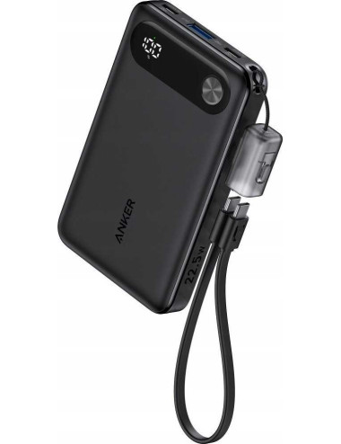 Anker Power Bank, 22.5 Wh, 10000 mAh | A1257G11 | Black