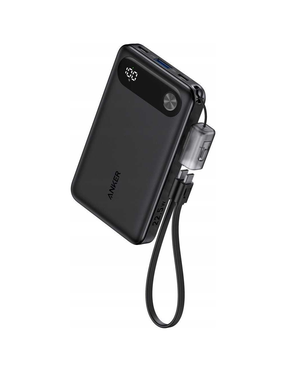 Anker Power Bank, 22.5 Wh, 10000 mAh | A1257G11 | Black