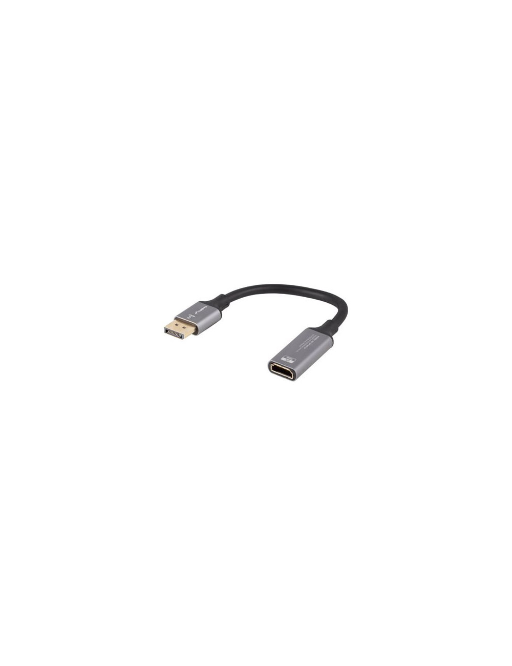 Lanberg Displayport (M)- HDMI(F) Adapter 8K on cable 20cm, Silver