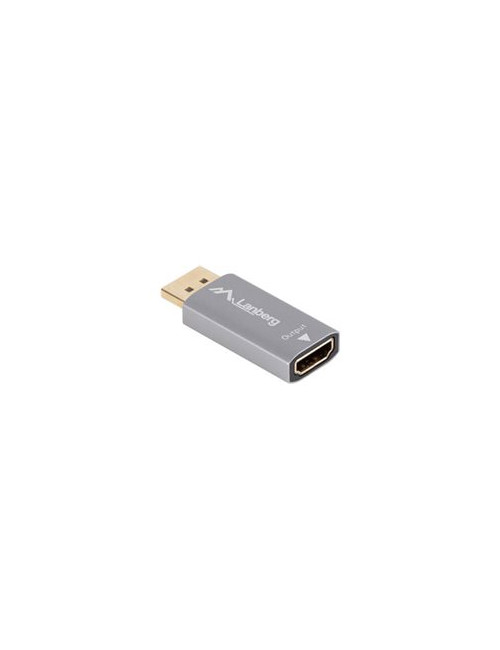 Lanberg Displayport (M)- HDMI(F) Adapter 4K, Silver