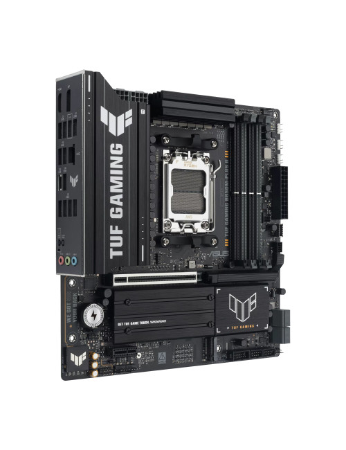 Asus TUF GAMING B850M-PLUS II | Processor family AMD | Processor socket AM5 | DDR5 | Supported hard disk drive interfaces SATA, 