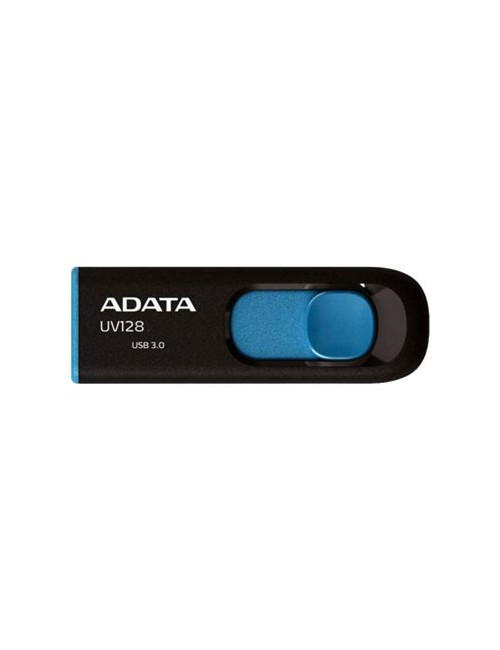ADATA | UV128 | 64 GB | USB 3.0 | Black/Blue