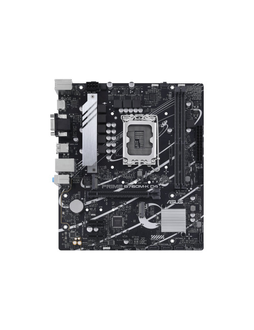 Asus PRIME B760M-K D4 Processor family Intel Processor socket LGA1700 DDR4 DIMM Memory slots 2 Supported hard disk drive interfa