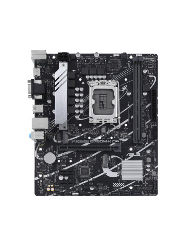 Asus PRIME B760M-K D4 Processor family Intel Processor socket LGA1700 DDR4 DIMM Memory slots 2 Supported hard disk drive interfa