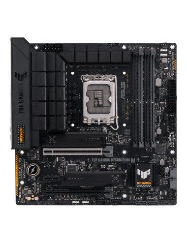 Asus | TUF GAMING B760M-PLUS D4 | Processor family Intel | Processor socket LGA1700 | DDR4 DIMM | Memory slots 4 | Supported har