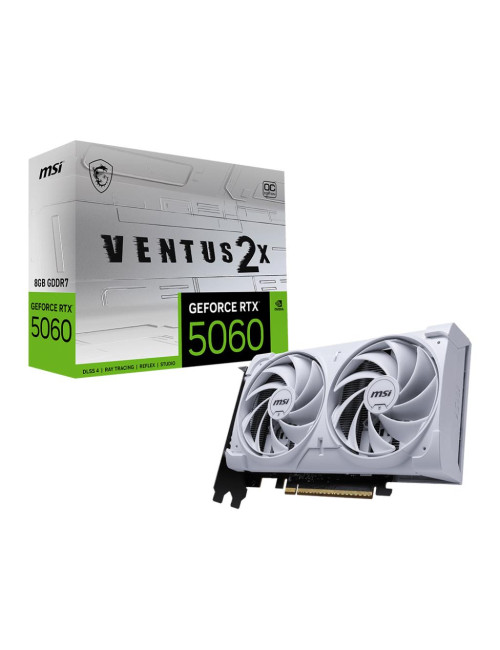 VGA PCIE16 RTX5060 8GB GDDR7/RTX5060 8G VENTUS 2X OC WH MSI
