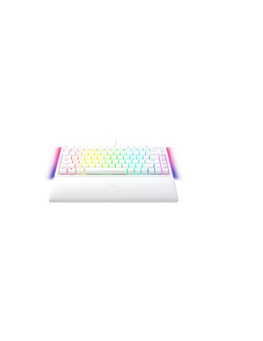 Razer | BlackWidow V4 75% | White | Gaming keyboard | Wired | US | Mechanical Switches
