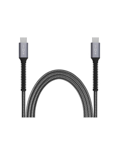 Fixed | Armor Cable USB-C/USB-C, 2 m, 240W | FIXDA-CC2-GR