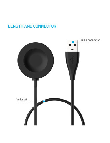 Fixed | USB-A charging cable for Huawei Watch GT 2 Pro/3/3 Pro/4/4 Pro/5/5 Pro