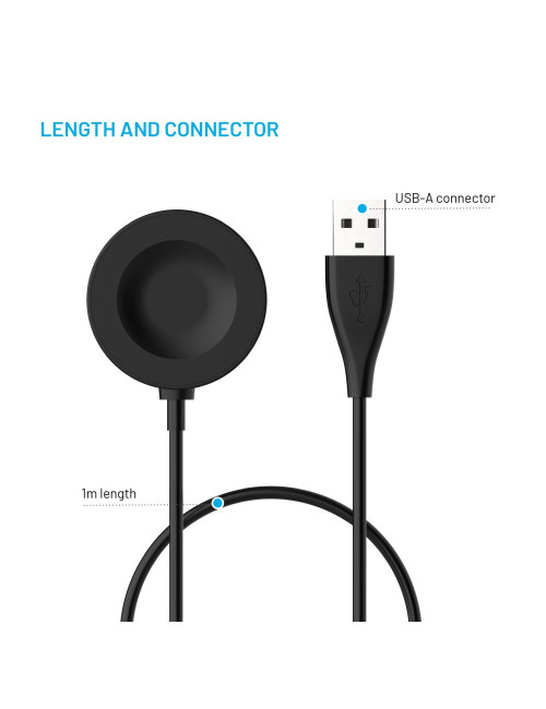 Fixed | USB-A charging cable for Huawei Watch GT 2 Pro/3/3 Pro/4/4 Pro/5/5 Pro