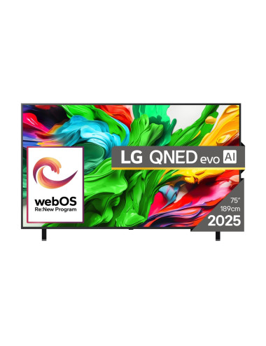 TV Set|LG|75"|4K/Smart|3840x2160|Wireless LAN|Bluetooth|webOS|Black|75QNED85A3C