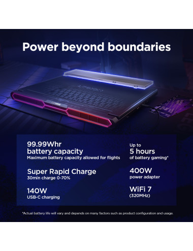 Lenovo Legion Pro 7 16IAX10H | Eclipse Black | 16 " | OLED | WQXGA | 2560 x 1600 pixels | Intel Core Ultra 9 | 275HX | 64 (2x32)