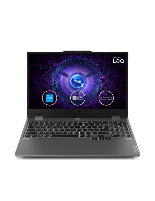 Lenovo LOQ 15IAX9 | Luna Grey | 15.6 " | IPS | FHD | 1920 x 1080 pixels | Intel Core i5 | i5-12450HX | 24 GB | SO-DIMM DDR5 | So