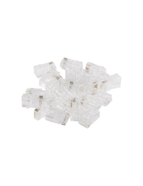 Lanberg | RJ45 CAT.6 UTP Plug 8P8C PASS Through Type, 100 pcs | PLU-6000EZ | Transparent