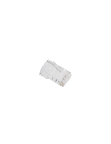 Lanberg | RJ45 CAT.6 UTP Plug 8P8C PASS Through Type, 100 pcs | PLU-6000EZ | Transparent