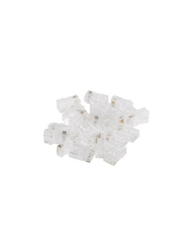 Lanberg | RJ45 CAT.6 UTP Plug 8P8C PASS Through Type, 100 pcs | PLU-6000EZ | Transparent