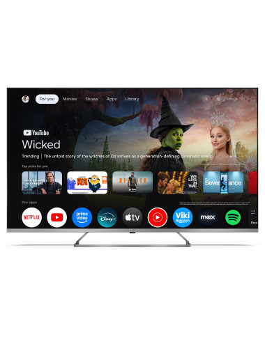 Sharp 4K Ultra HD QLED MiniLED TV | 55JP7265E | 55 | Google TV | UHD