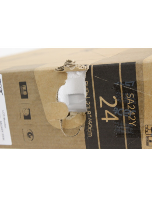 SALE OUT. Acer SA242YH1bi 24" IPS FHD,100Hz,4ms,1920x1080,250,HDMI,VGA,Black,2Y Warranty | Acer Warranty 24 month(s) | DAMAGED P