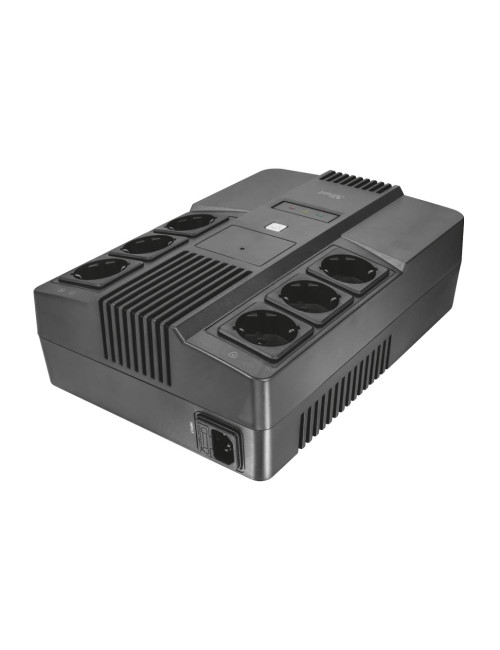 UPS|TRUST|800 VA|Wave form type Simulated sinewave|Desktop/pedestal|23326