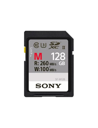 Sony 128 GB SF-M Series UHS-II SD Memory Card | Sony | 128 GB | SDXC | Flash memory class 10