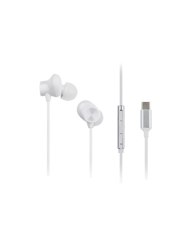 Panasonic Earphones | RP-TCM225DEW | Wired | In-Ear | Microphone | White