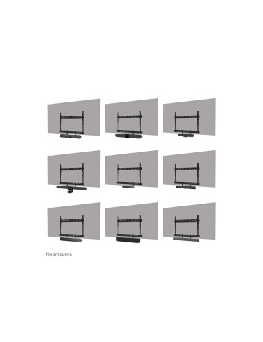 Neomounts AV30-500BL Videobar kit 43-110" - VESA - max 10 kg - universal, Black | Neomounts