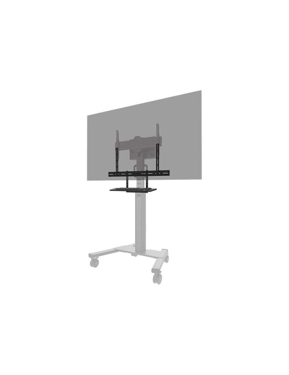 Neomounts AV40-500BL Keyboard shelf kit 43-110" - VESA - max 2,5 kg - universal, Black | Neomounts