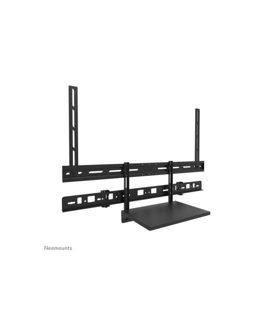 Neomounts AV60-500BL Videobar and laptop shelf kit 43-110" - VESA - max 8 kg - universal, Black | Neomounts