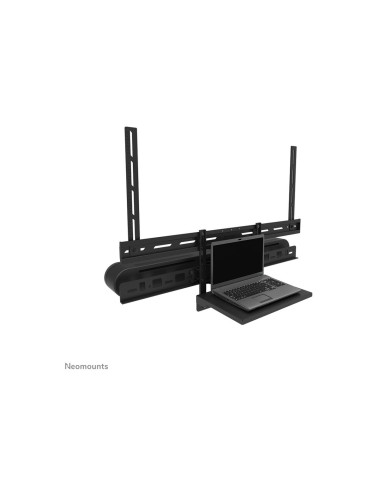 Neomounts AV60-500BL Videobar and laptop shelf kit 43-110" - VESA - max 8 kg - universal, Black | Neomounts