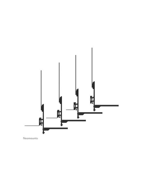 Neomounts AV60-500BL Videobar and laptop shelf kit 43-110" - VESA - max 8 kg - universal, Black | Neomounts