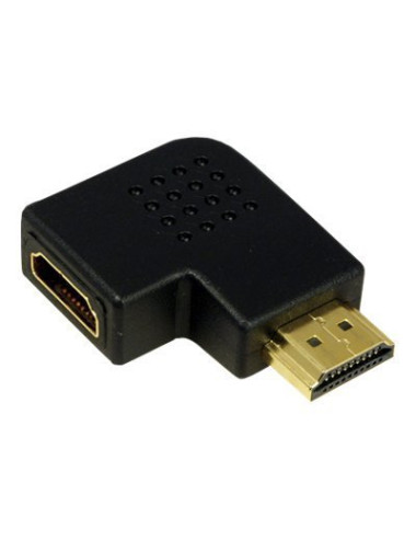 HDMI Adapter, AM to AF in 90 degree flat angled | Logilink