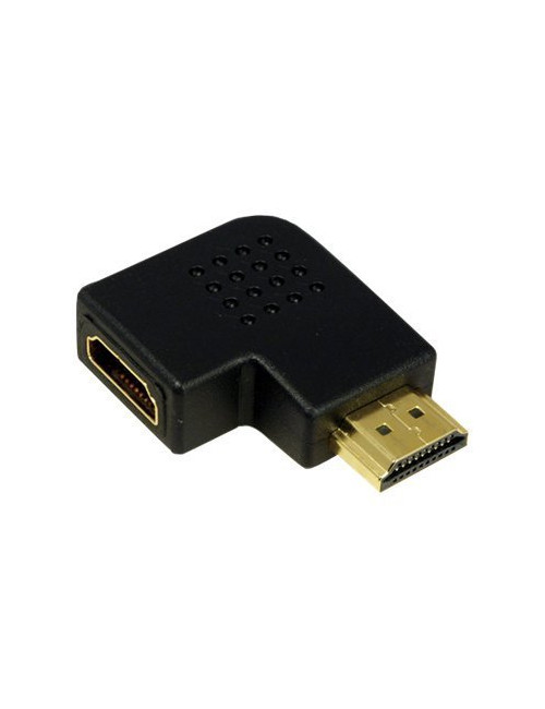 HDMI Adapter, AM to AF in 90 degree flat angled | Logilink