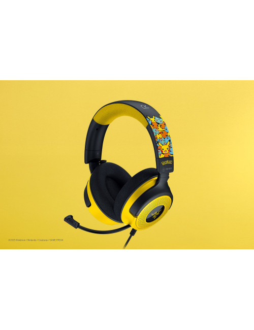 Razer | Headset | Kraken V4 X | Wired | Over-Ear | Microphone | Pokémon Edition